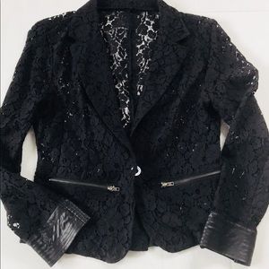 BLACK LACE JACKET